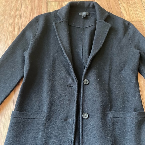 J Crew Wool Sweater Blazer - Picture 2 of 7